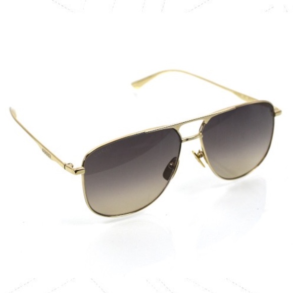 Metal Pilot Sunglasses Gold 